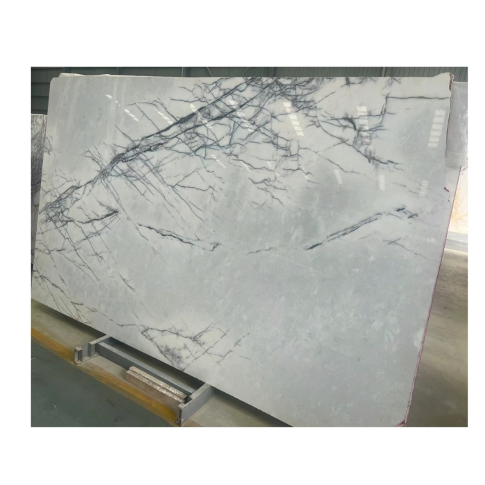 Milas White Lilac Marble