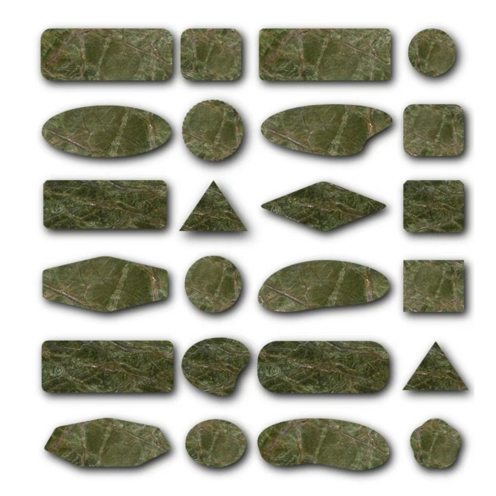 Green Multicolor Marble