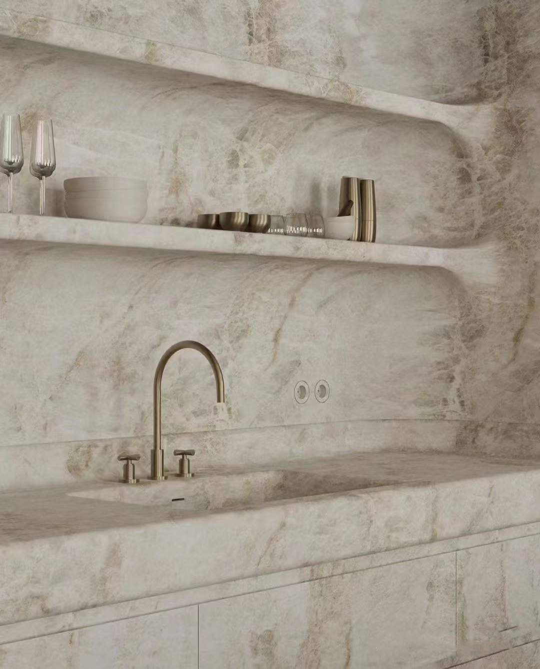 Taj Mahal Quartzite Slabs Tiles