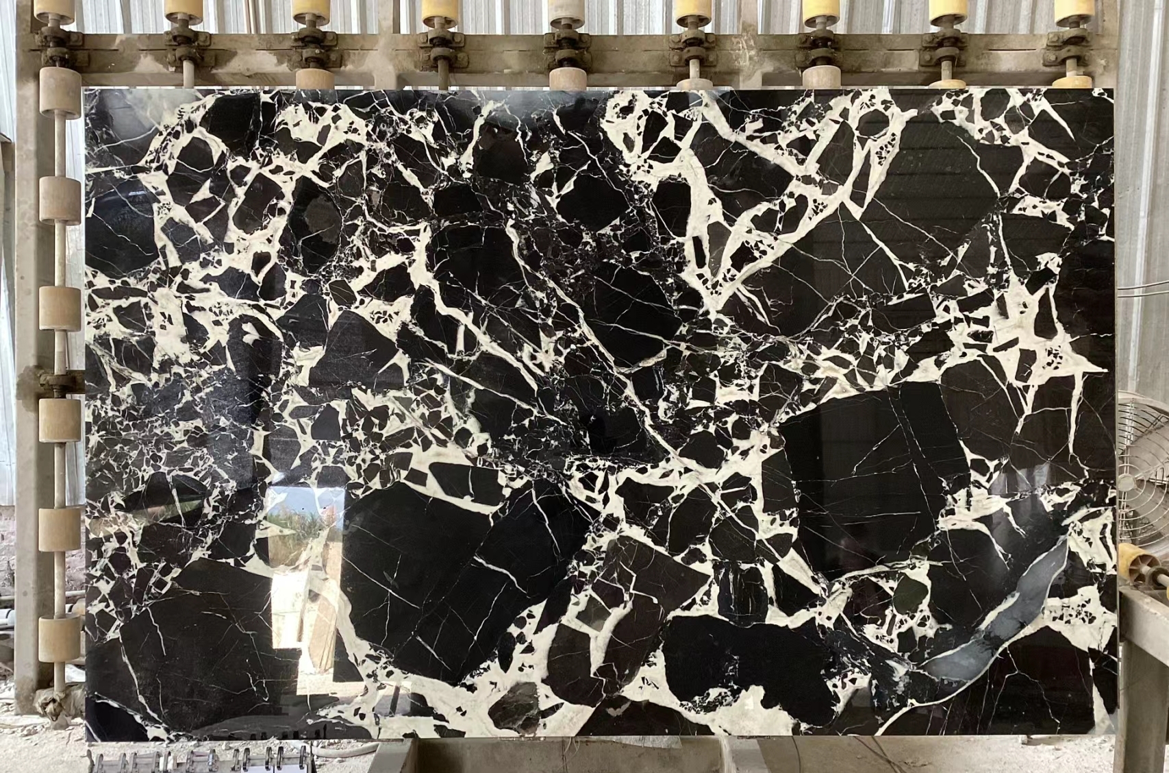 Napoleon Black Marble Slabs