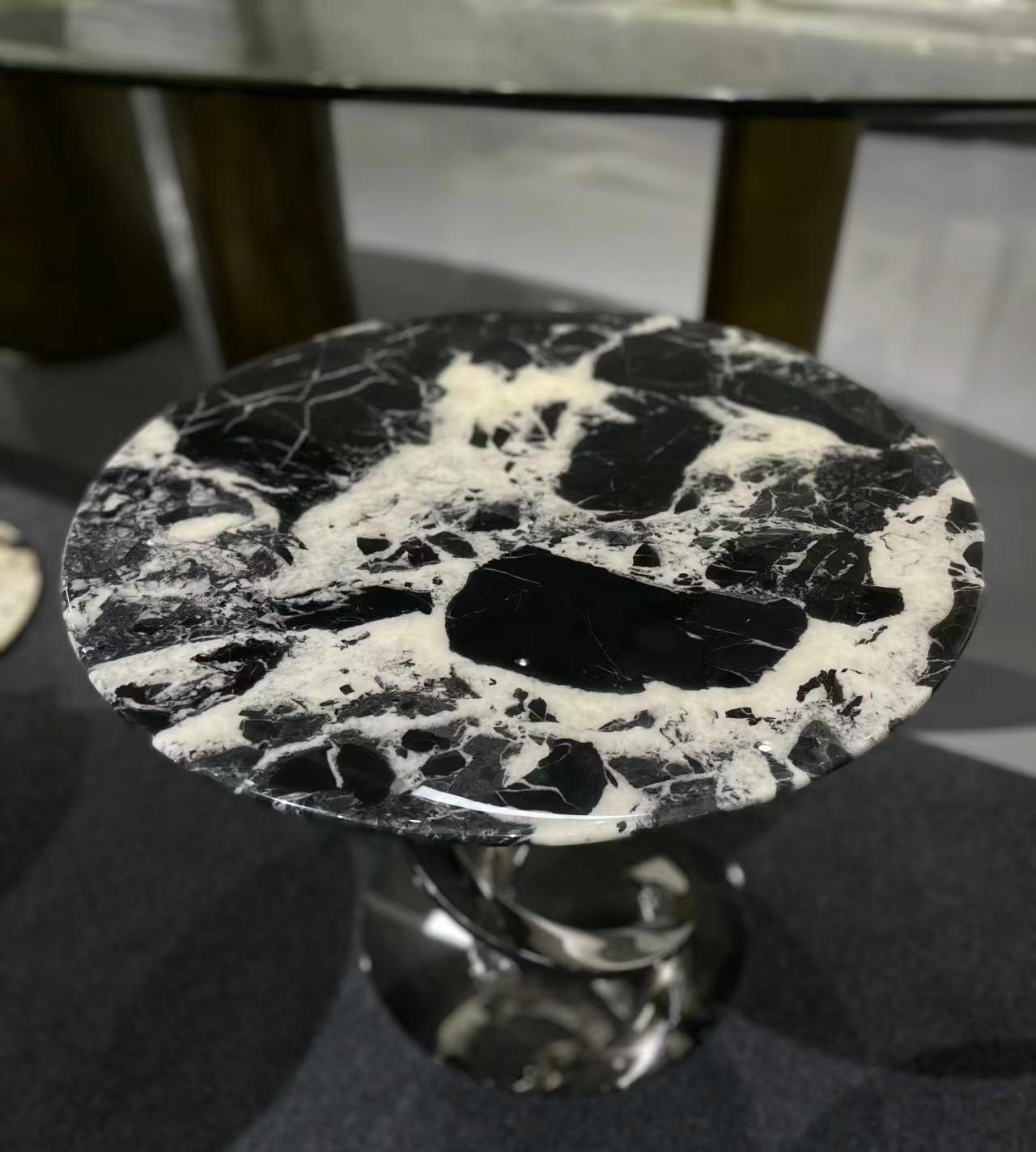 Napoleon Black Marble Table