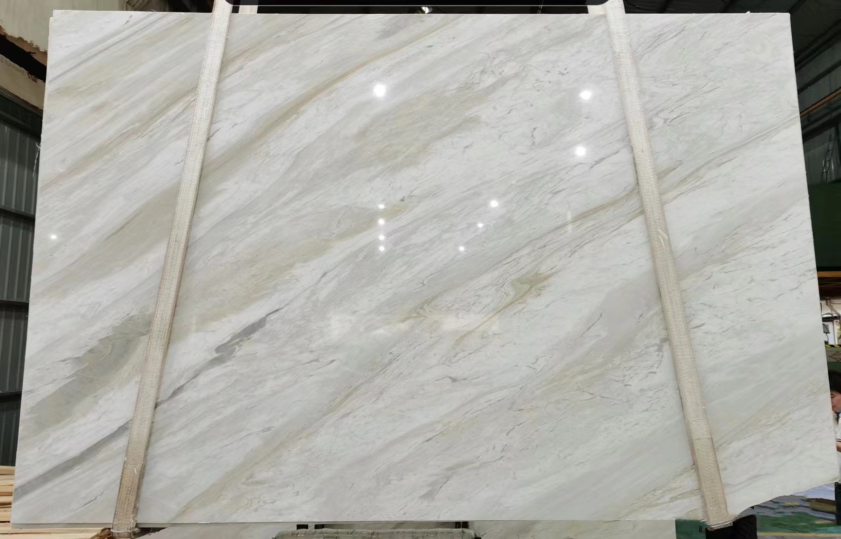 White Earl Marble Slabs Tiles