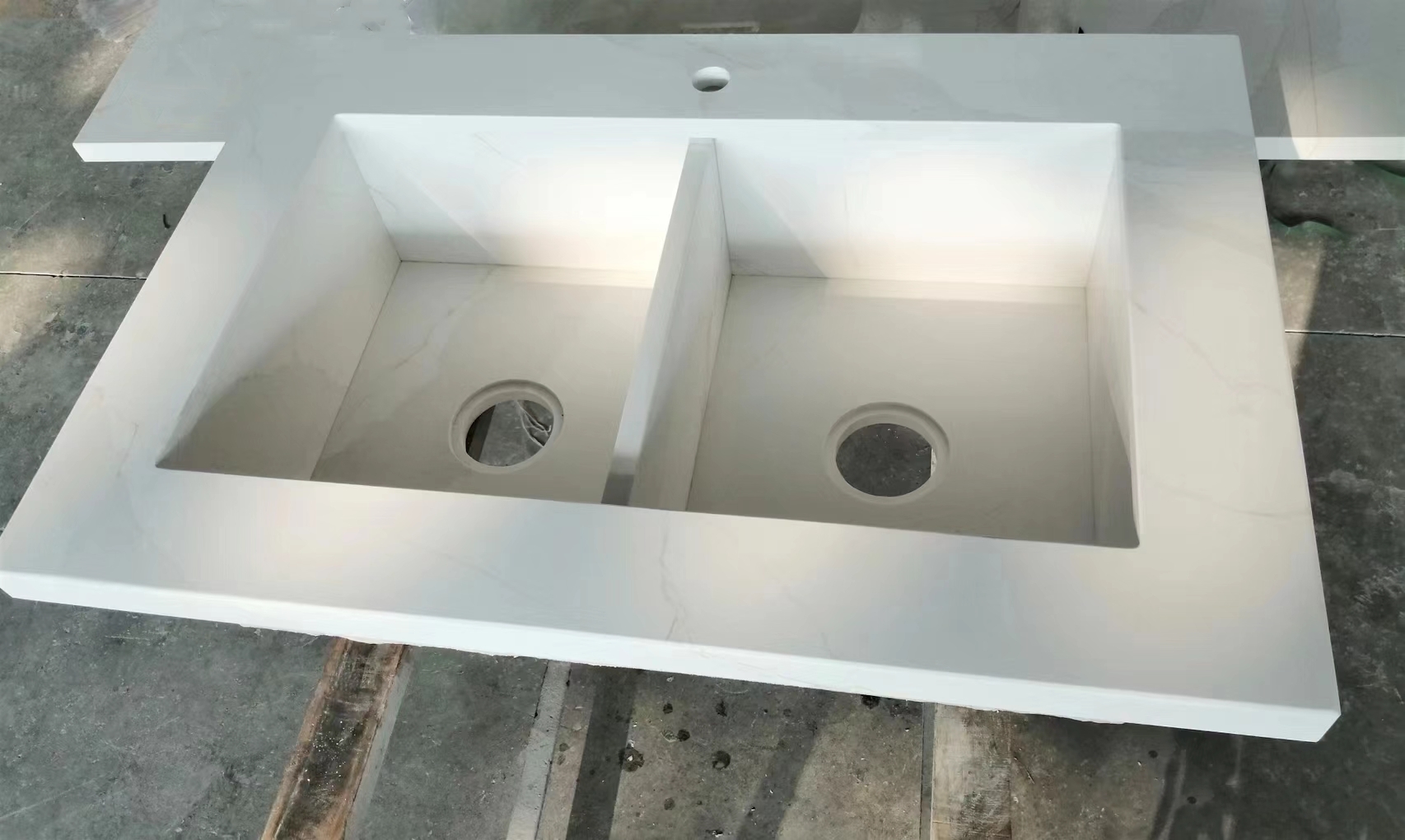 ARTIFICIAL QUARTZ STONE WASH BASIN BATHROOM SINK 3