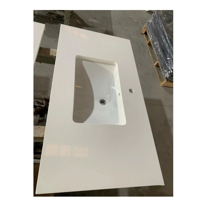 ARTIFICIAL QUARTZ STONE WASH BASIN BATHROOM SINK 3