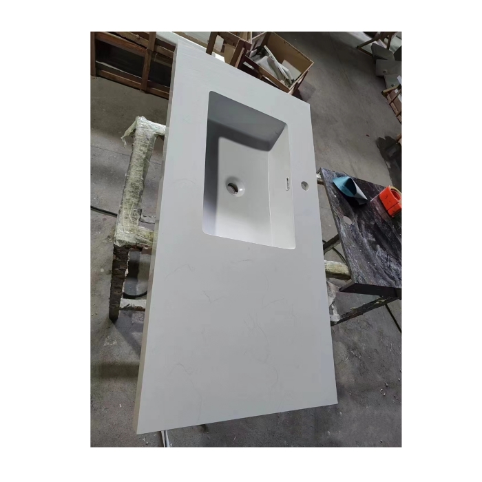 ARTIFICIAL QUARTZ STONE WASH BASIN BATHROOM SINK 4