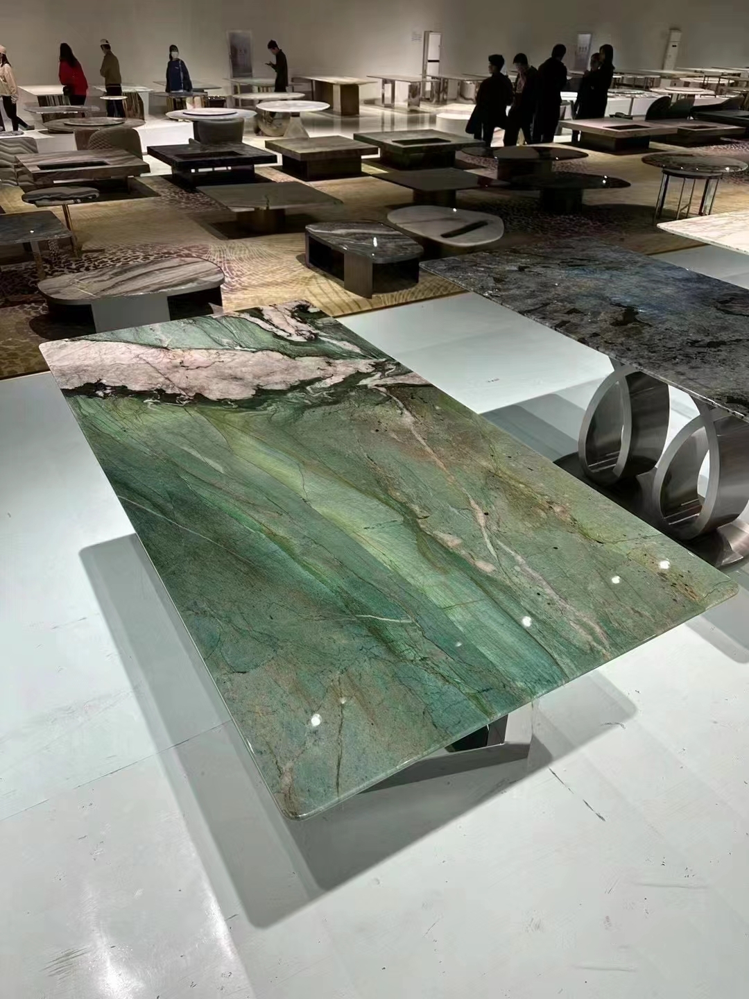 Fuchsite Crystal Quartzite Table