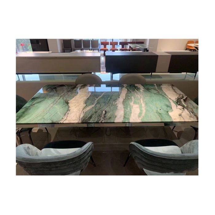 Fuchsite Crystal Quartzite Table