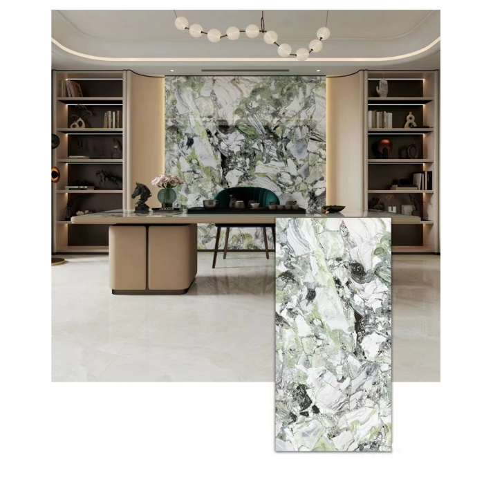 New Gold Jade Sintered Stone Slabs