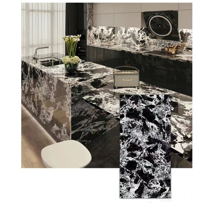 Napoleon Black Sintered Stone Slabs