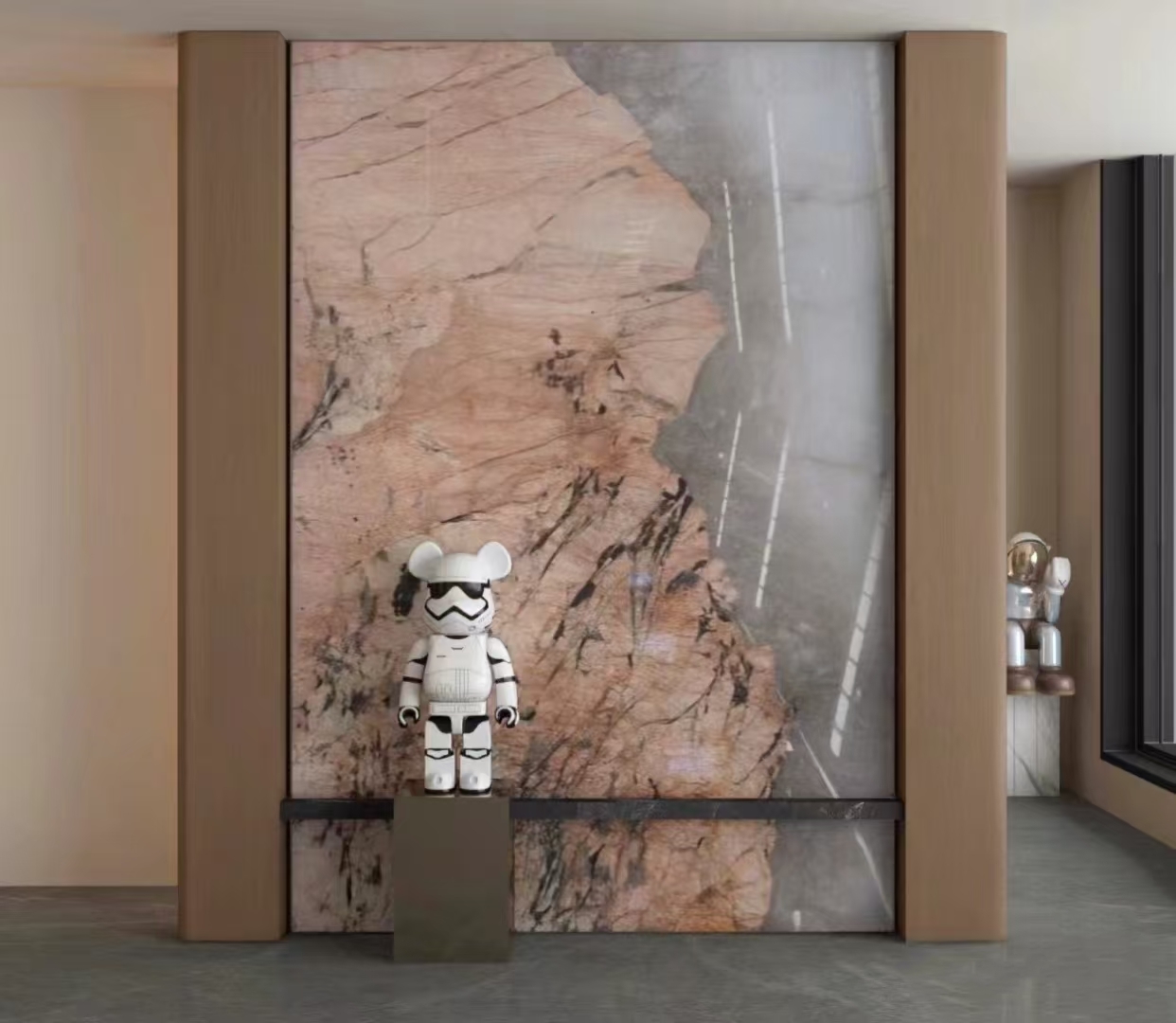 Pink Patagonia Quartzite Slabs For Countertop