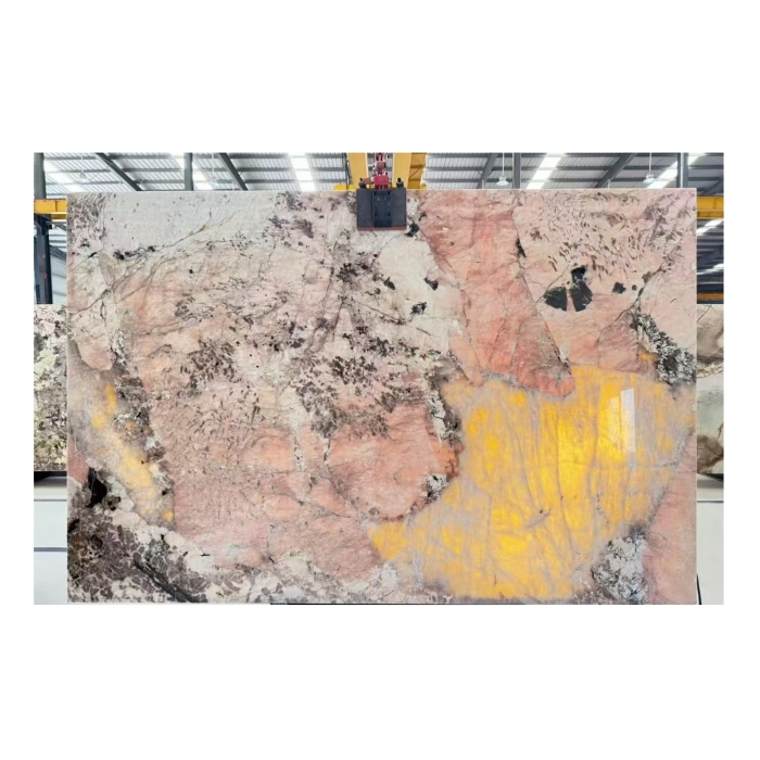 Pink Patagonia Quartzite Slabs For Countertop
