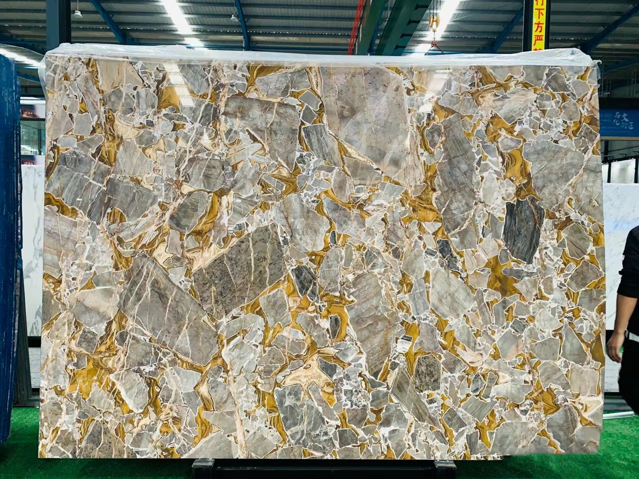 Bugatti Gold Marble Tiles