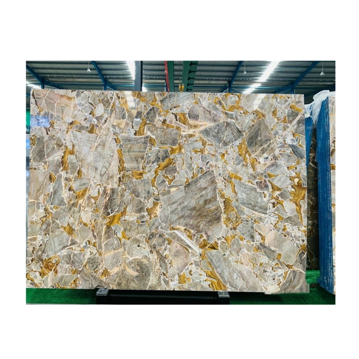 Bugatti Gold Marble Slabs Tiles For Wall