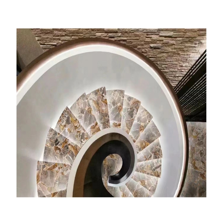 Bugatti Gold Marble Slabs Tiles For Stairs