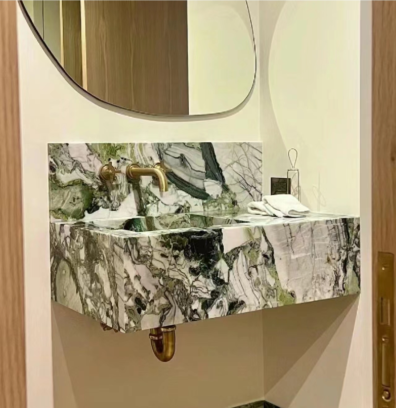 Natural Marble Wash Basin Wall Hung Pedestal Sinks 13