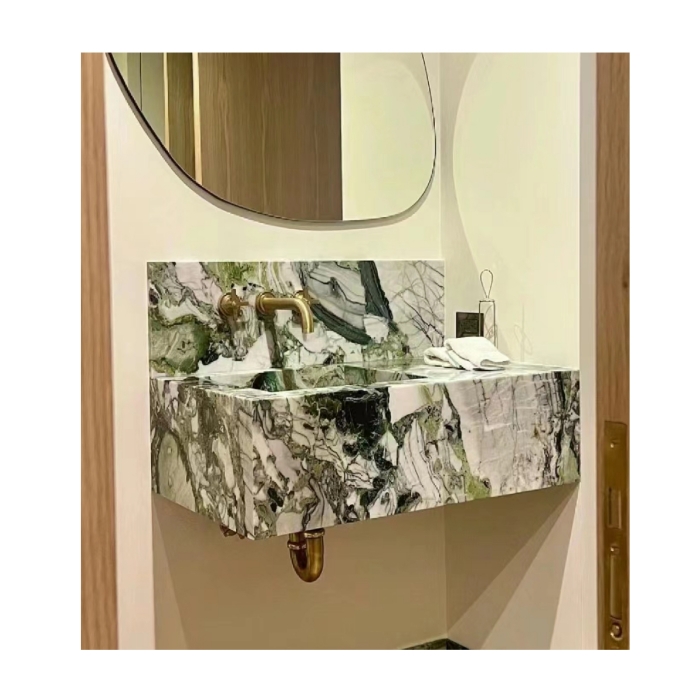 Natural Marble Wash Basin Wall Hung Pedestal Sinks 2