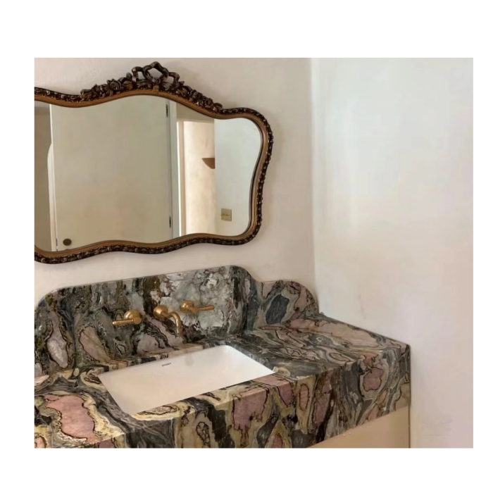 Natural Marble Wash Basin Wall Hung Pedestal Sinks 11