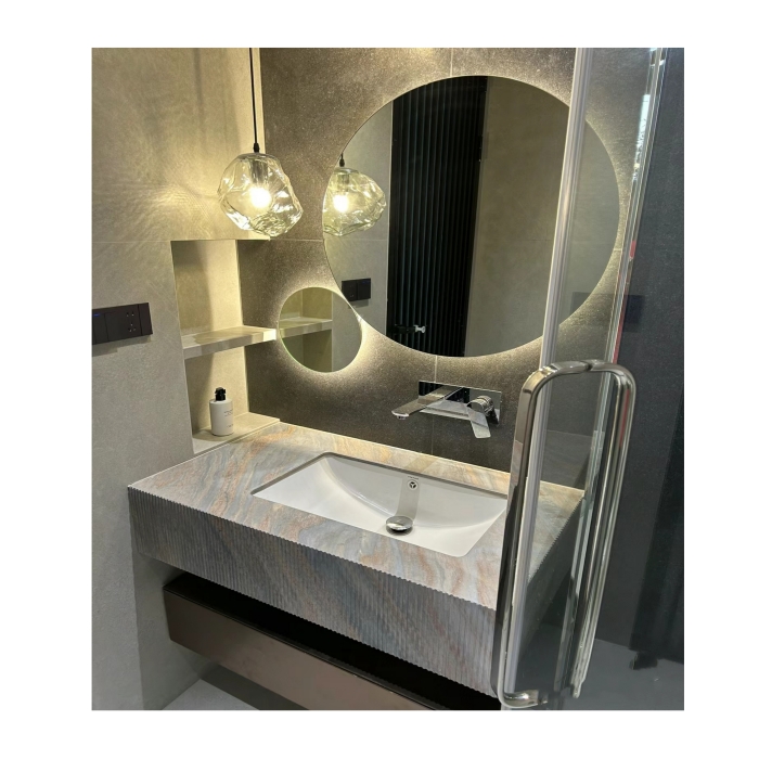 Natural Marble Wash Basin Wall Hung Pedestal Sinks 13