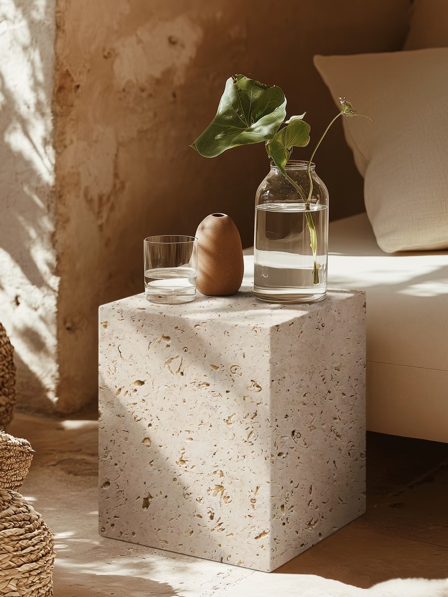 Travertine Plinth 19