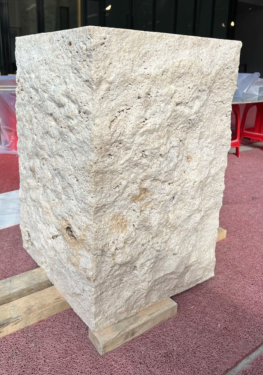 Travertine Plinth 19