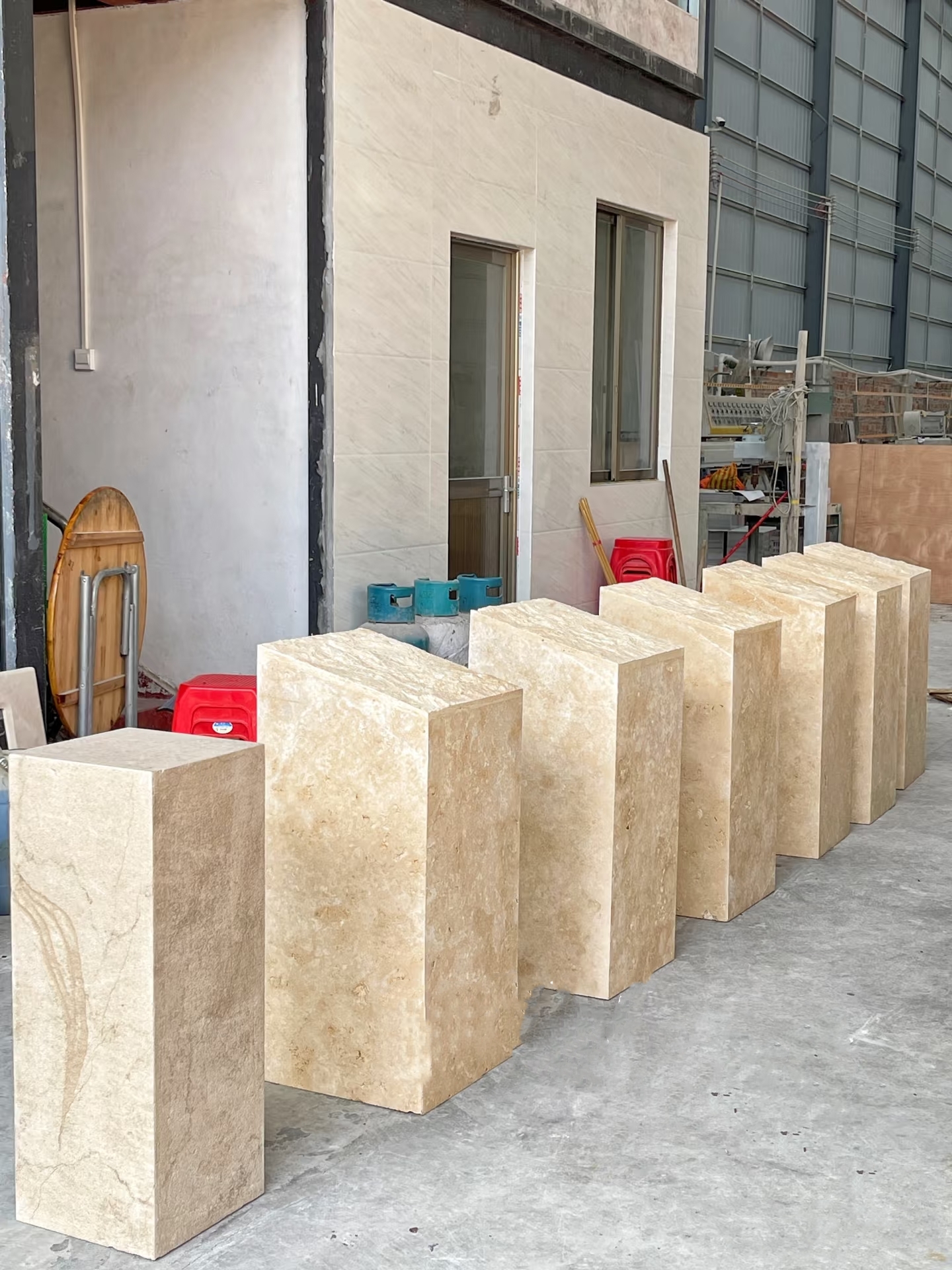 Travertine Plinth 19