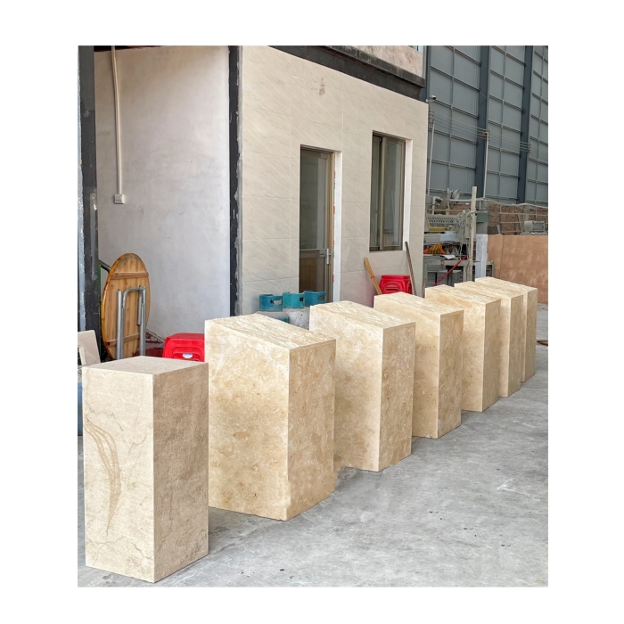 Travertine Plinth 10