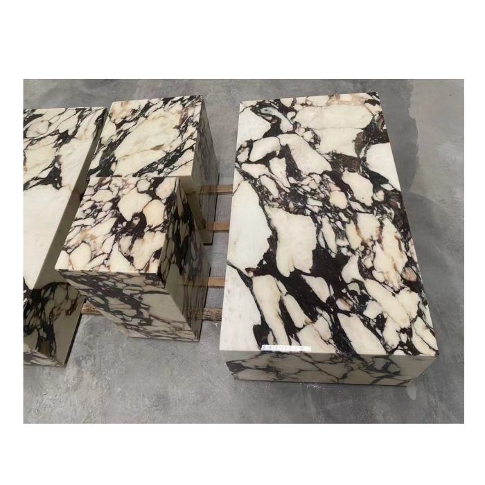 Calacatta Viola Purple Marble Plinth Bulgari Purple Marble Side Table Center Table 8