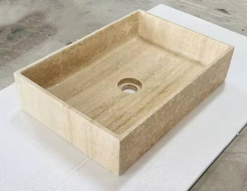 Natural Marble Wash Basin Vanity Top Sinks Countertop Washbasin 5