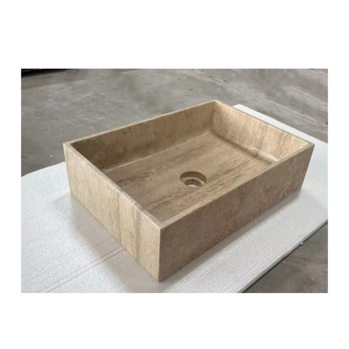 Natural Marble Wash Basin Vanity Top Sinks 1