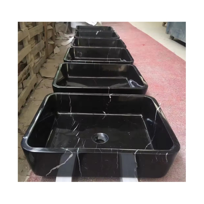 Natural Marble Wash Basin Vanity Top Sinks Countertop Washbasin 5