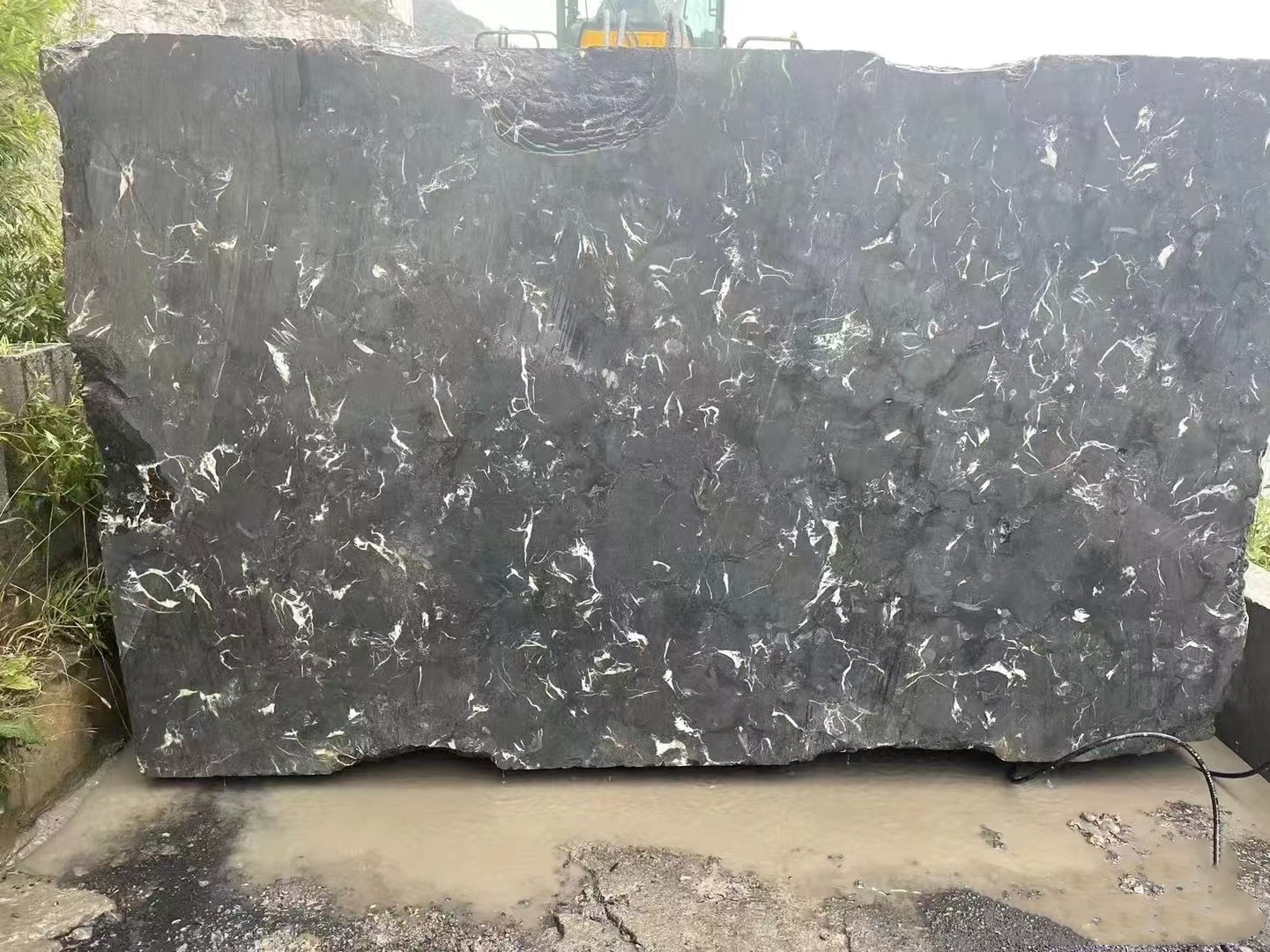 Ice Black Marble Slabs
