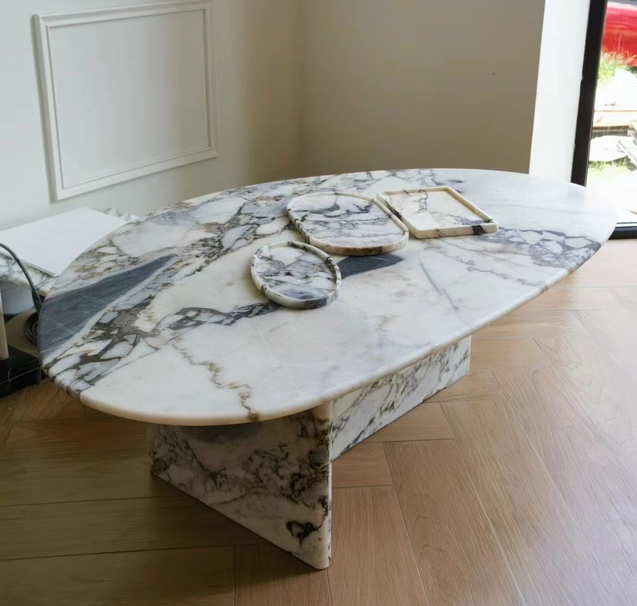 Elephant White Marble Table 4