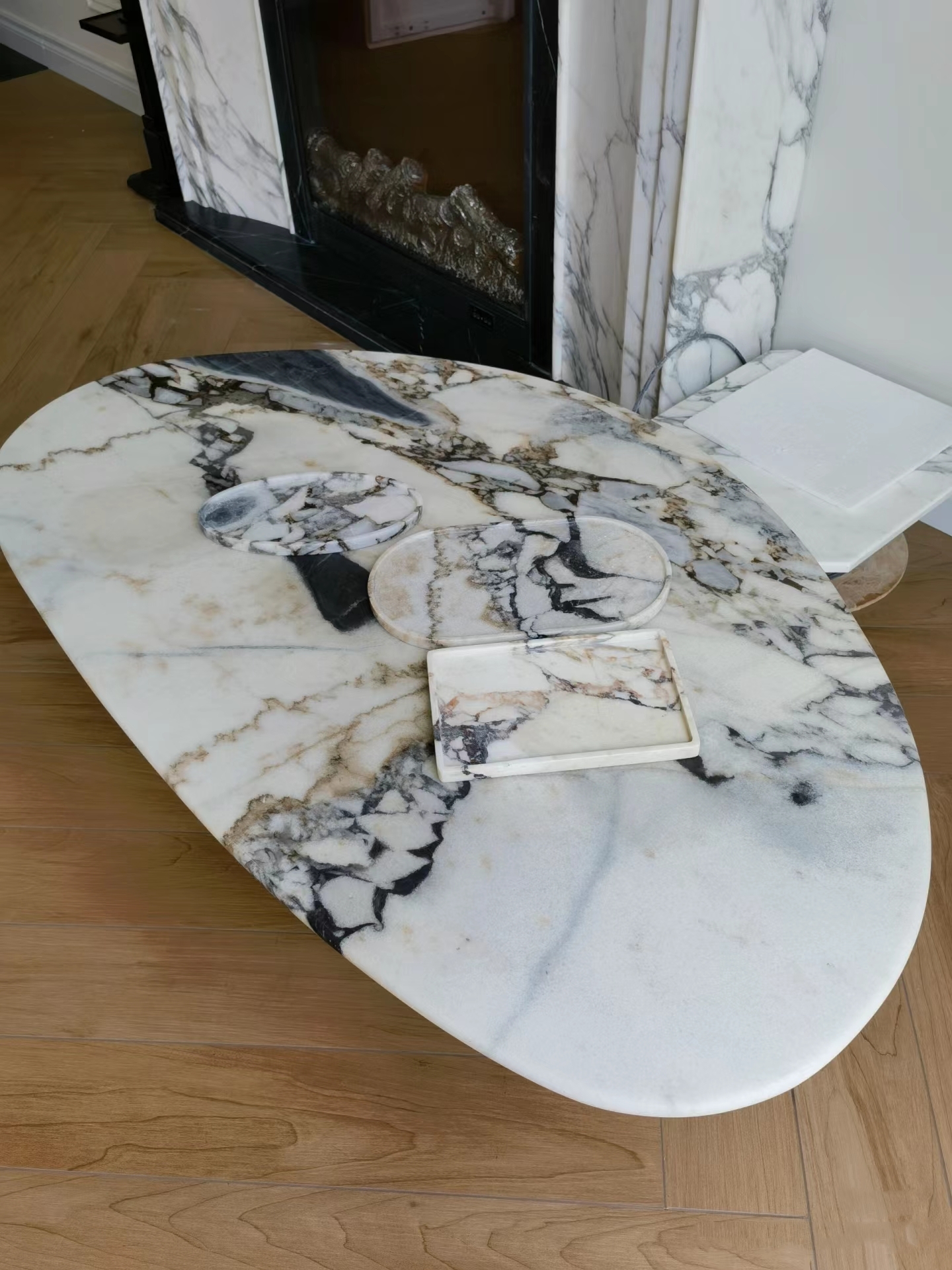 Elephant White Marble Table 4