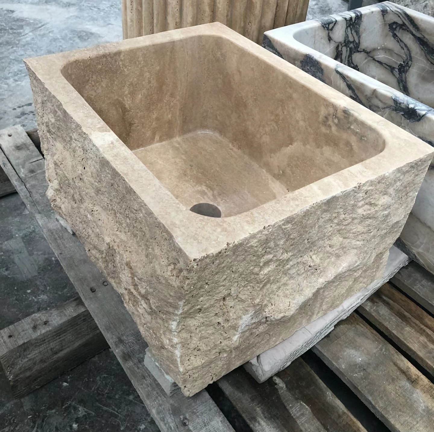 Travertine Wash Basin Travertino Sinks 8