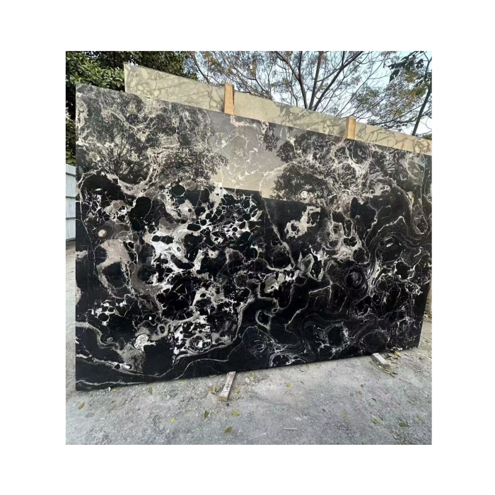 Black Rose Marble Slabs