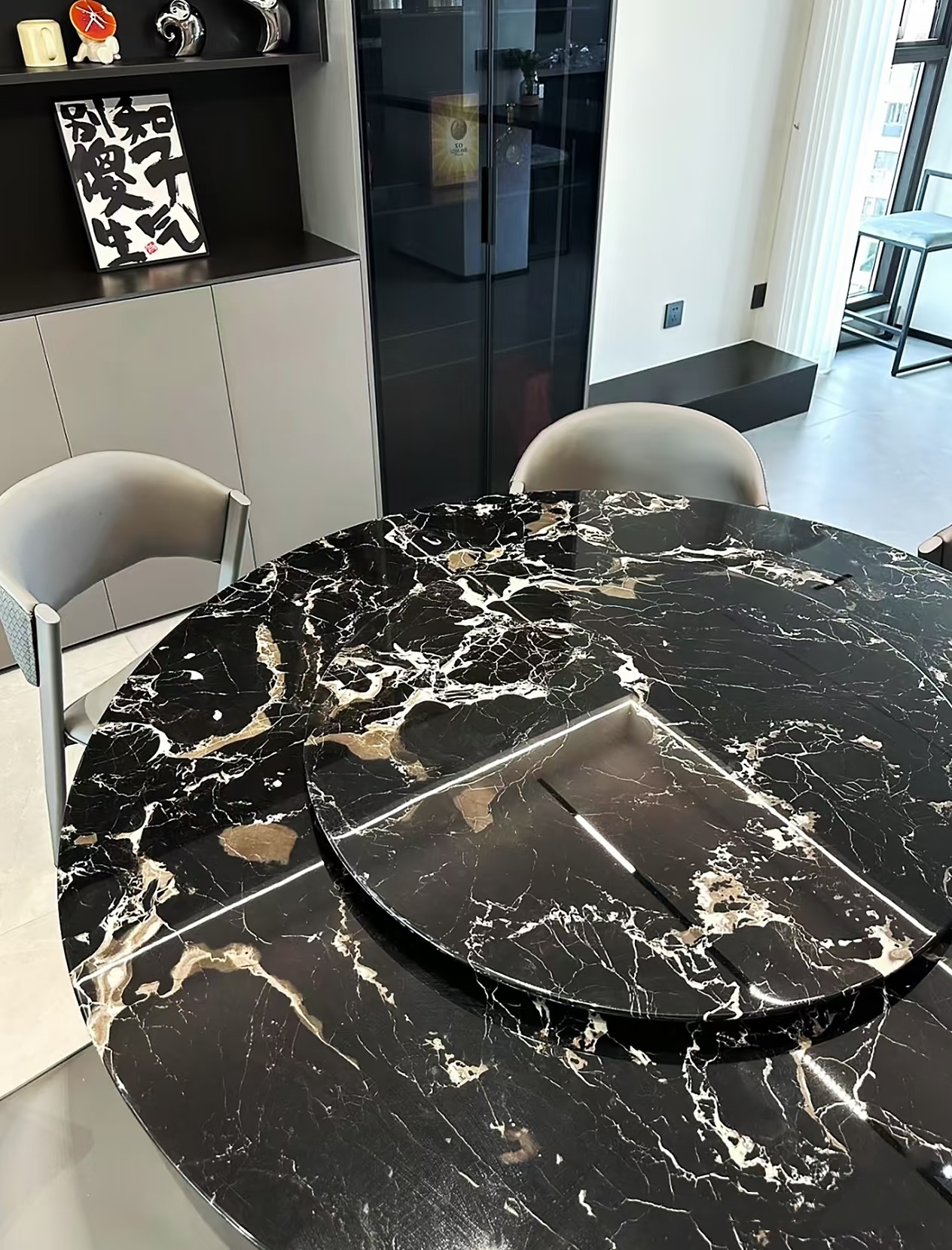 Black Rose Marble Table 5