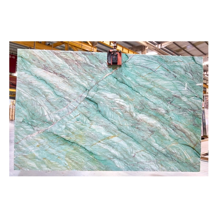 Gaya Green Quartzite Slabs interior, exterior wall and floor applications