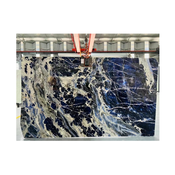 Blue Sodalite Granite Slabs Tiles For Wall Table