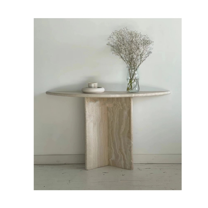 Travertine Entryway Table 10