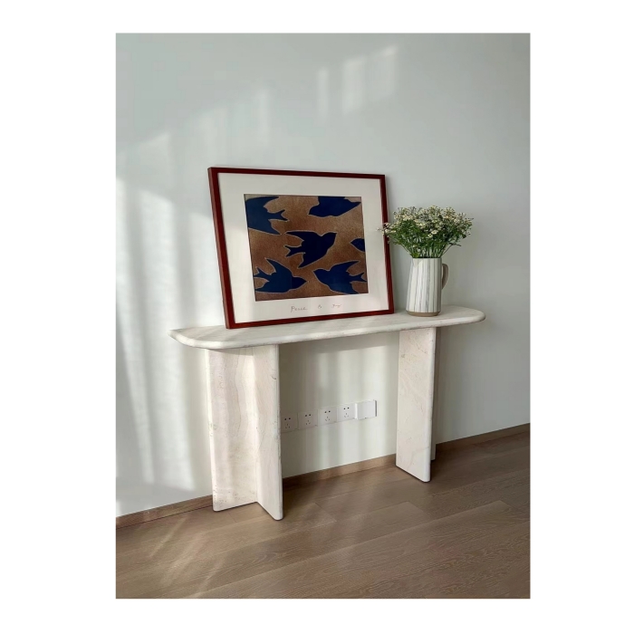 Travertine Entryway Table 10
