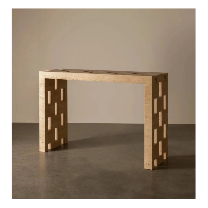Travertine Entryway Table 10