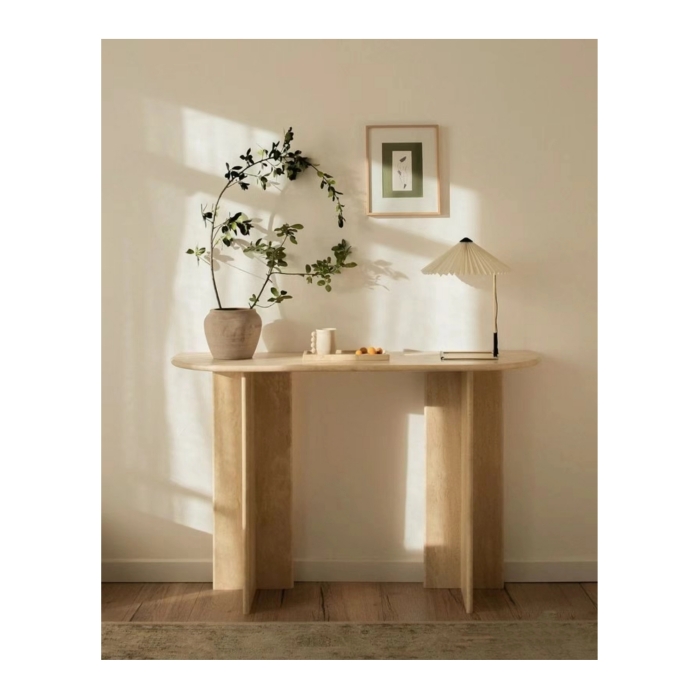 Travertine Entryway Table 10