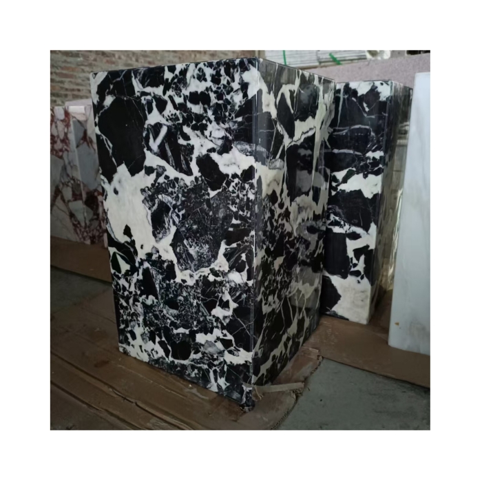 Napoleon Black Marble Plinth Table 1