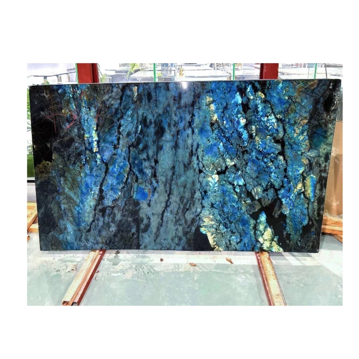 Blue Emerald Labradorite Granite Slabs