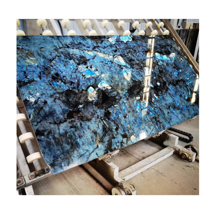 Blue Emerald Labradorite Granite Slabs