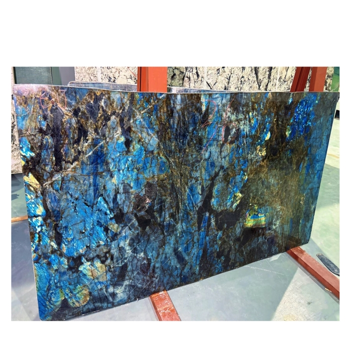 Blue Emerald Labradorite Granite Slabs