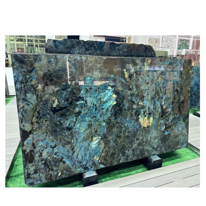 Blue Emerald Labradorite Granite Slabs