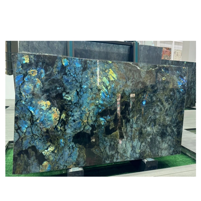 Blue Emerald Labradorite Granite Slabs