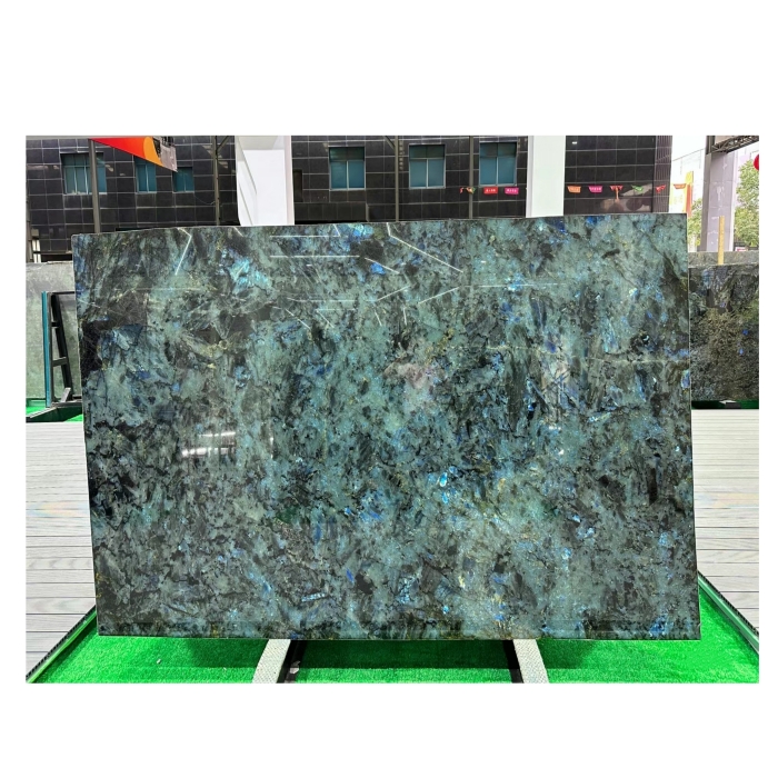 Blue Emerald Labradorite Granite Slabs