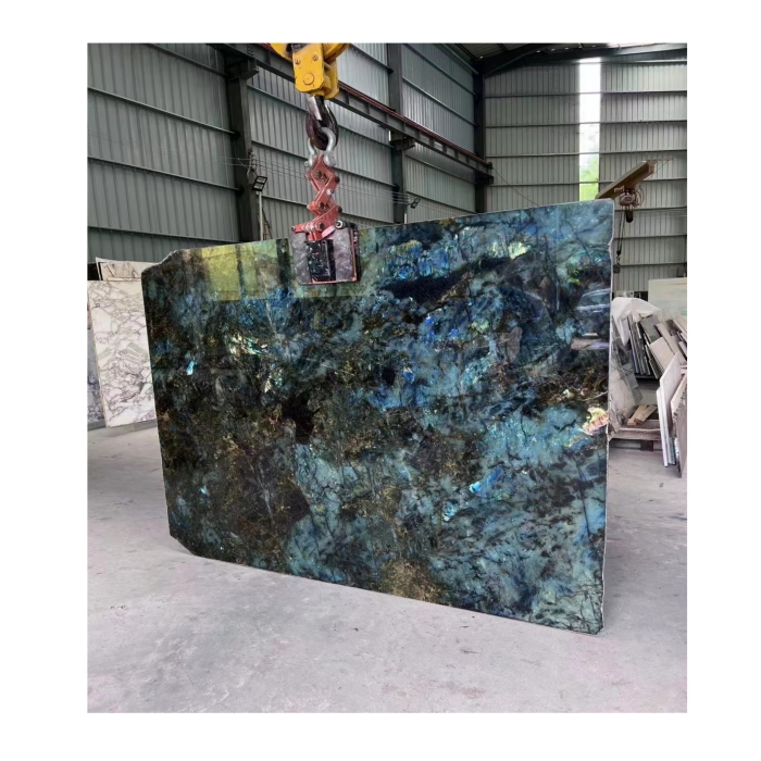 Blue Emerald Labradorite Granite Tiles